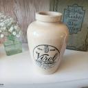Virol Vorratsgefäss ~ Antikes Steingut ~ England ~ Viktorianisch ~ Vase ~ Brocante ~ Küchendeko ~ Aufbewahrung ~ hw2933