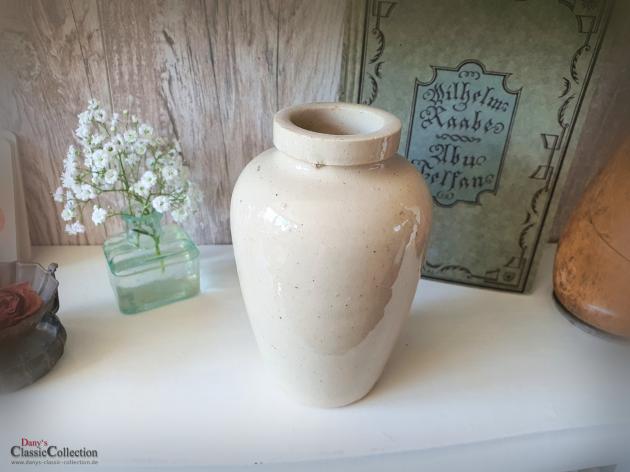 Virol Vorratsgefäss ~ Antikes Steingut ~ England ~ Viktorianisch ~ Vase ~ Brocante ~ Küchendeko ~ Aufbewahrung ~ hw2933