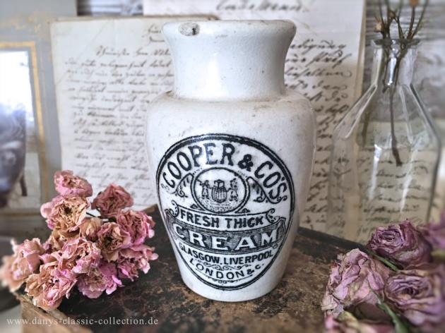 Seltener Cooper & Co Cream Pot 10,5 cm