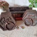 Altes 2kg Gewicht 6-eckig ~ Frankreich ~ Brocante