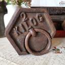 Altes 2kg Gewicht 6-eckig ~ Frankreich ~ Brocante