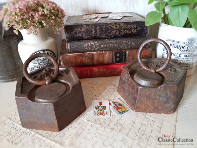Altes 2kg Gewicht 6-eckig ~ Frankreich ~ Brocante