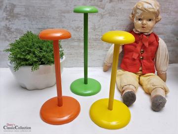Zuckersüße alte Hutständer ~ Holz Auslagenständer ~ antike Perückenständer