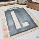 N - O ~ alte Zink Buchstaben Zink Schablonen ~ Zink Monogramme ~ Vintage shabby decoration