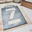 Alte Zink Buchstaben Schablonen ~ Zink Monogramme ~ Vintage shabby decoration