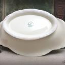 Schale oval Obstschale Anbietschale Porzellanschale creme 1930s Zeh & Scherer Keramik