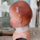 Antiker Puppenkopf ~ Pappmaché Kopf ~ antikes Sammlerstück ~ Puppen Ersatzteil ~ Brocante Dekoration