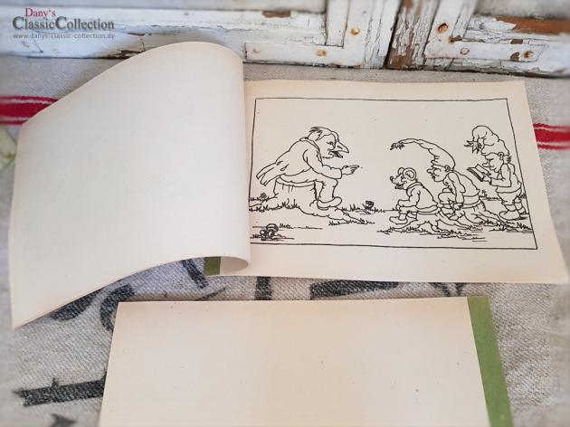 Kinder Malbuch ~ unbenutzt ~ antikes Malbuch ~ ca. 1948 ~ Vorlagen ausmalen ~ Sammlerstück
