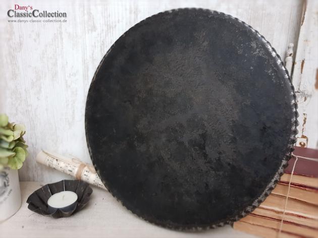 Stabile Tarteform Ø 28,5 cm ~ alte Backform ~ Kuchenform ~ Backblech ~ Shabby Deko ~ Tablett ~ Untersetzer ~ Vintage Landhausküche