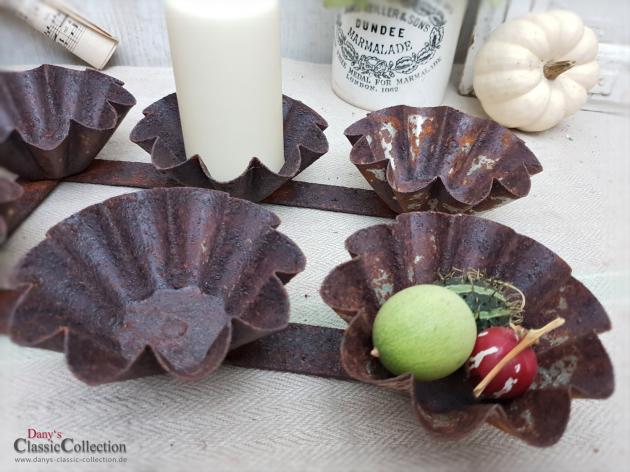 6-er Muffin Backform shabby ~ Brioche ~ Vintage Deko ~ Landhausküche