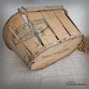 alter französischer Erntekorb Spankorb Vintage Dekostück mit Charme und Patina 20 L für Obst oder Gemüse rustikal Landhaus