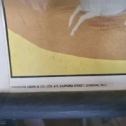 Alte englische Schulwandkarte Bauernhof Bauer Rollkarte Schulkarte Wandkarte Lehrkarte Midcentury Wanddeko