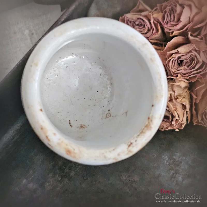 Sainsburys Potted Meats ORIGINAL antike Keramik Aufbewahrung Pottery Steingut Werbung England Küche Dekoration