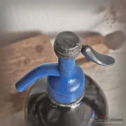 RARITÄT aus SPANIEN Soda Siphon St. Georg Sodaflasche Licor S. Jordi Schutzpatron Seltzer Flasche Industrial Home Loft Design Vintage Interior