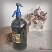 RARITÄT aus SPANIEN Soda Siphon St. Georg Sodaflasche Licor S. Jordi Schutzpatron Seltzer Flasche Industrial Home Loft Design Vintage Interior
