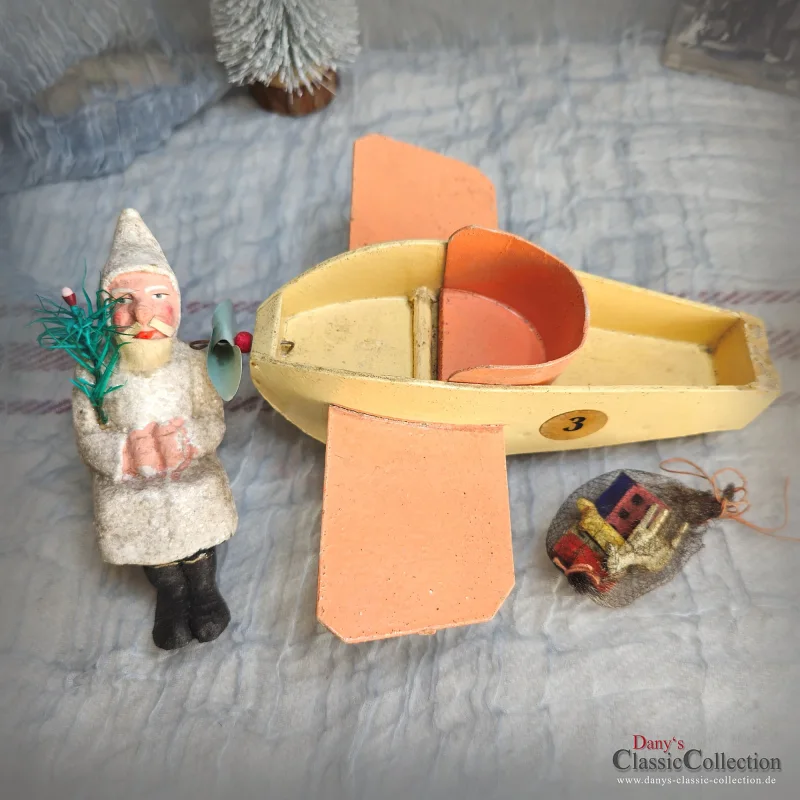 Traube Christbaumschmuck ~ Beere rot verspiegelt weiße Blätter ~ Baumbehang ~ Weihnachtsbaum ~ Frohe Weihnachten ~ Sammlerstück