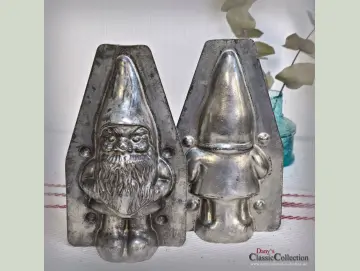 Zwerg Schokoladenform 16 cm ~ Wichtel mit langem Bart ~ alt Gießform ~ Weihnachten ~ seltenes Sammlerstück ~ Vintage Geschenk