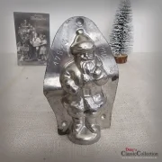 Anton Reiche Nikolaus Schokoladenform 12 cm Santa Claus Metall Form Gießform Weihnachten Sammlerstück