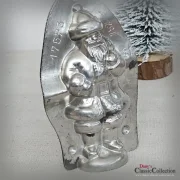Anton Reiche Nikolaus Schokoladenform 12 cm Santa Claus Metall Form Gießform Weihnachten Sammlerstück